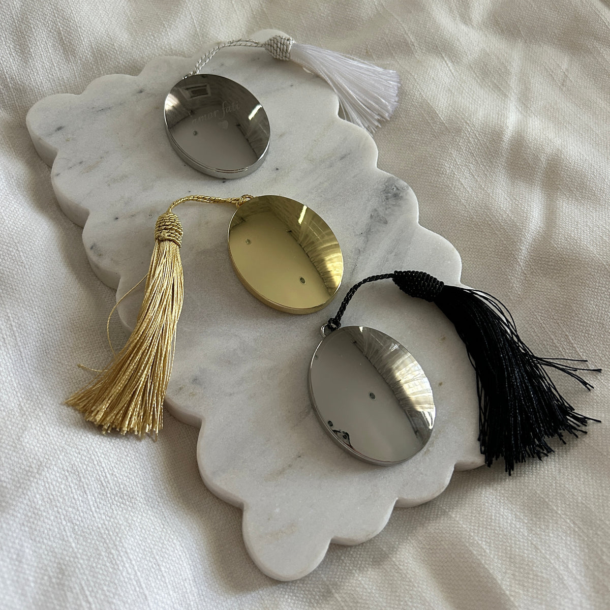 paisley pocket mirror