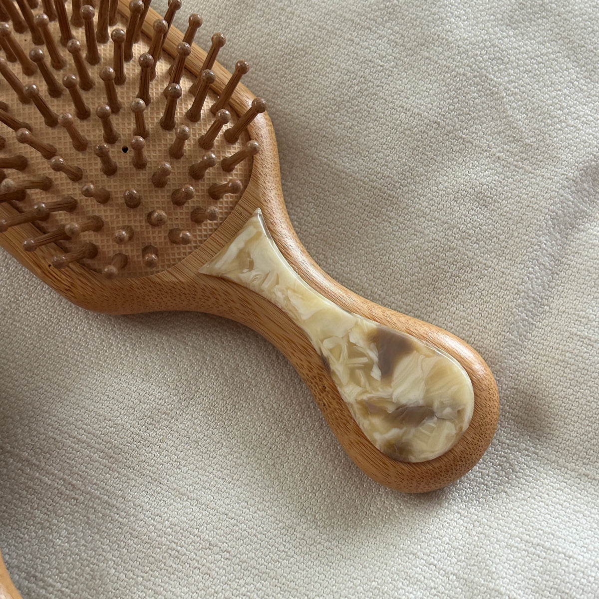 Mini Hair Brush (Bamboo Paddle)